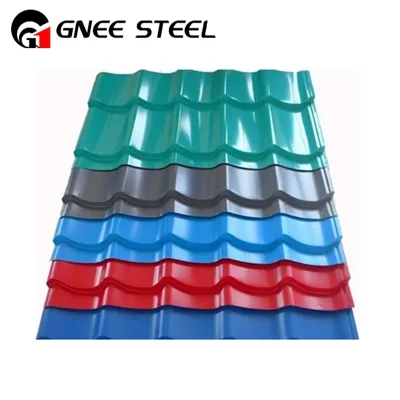 تطبيق صفائح الفولاذ المطلية بالألوان