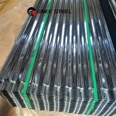 صفائح معدنية مموجة مجلفنة